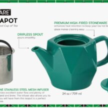 Geometrical Tea Kettle Emerald