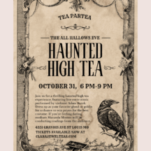 Haunted High Tea