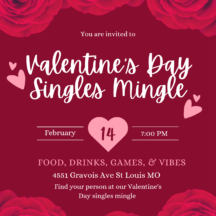 Valentine's Day Singles Mingle
